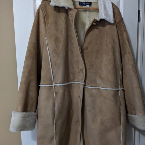 Like new Sheepskin look jacket - Picture 1 of 5